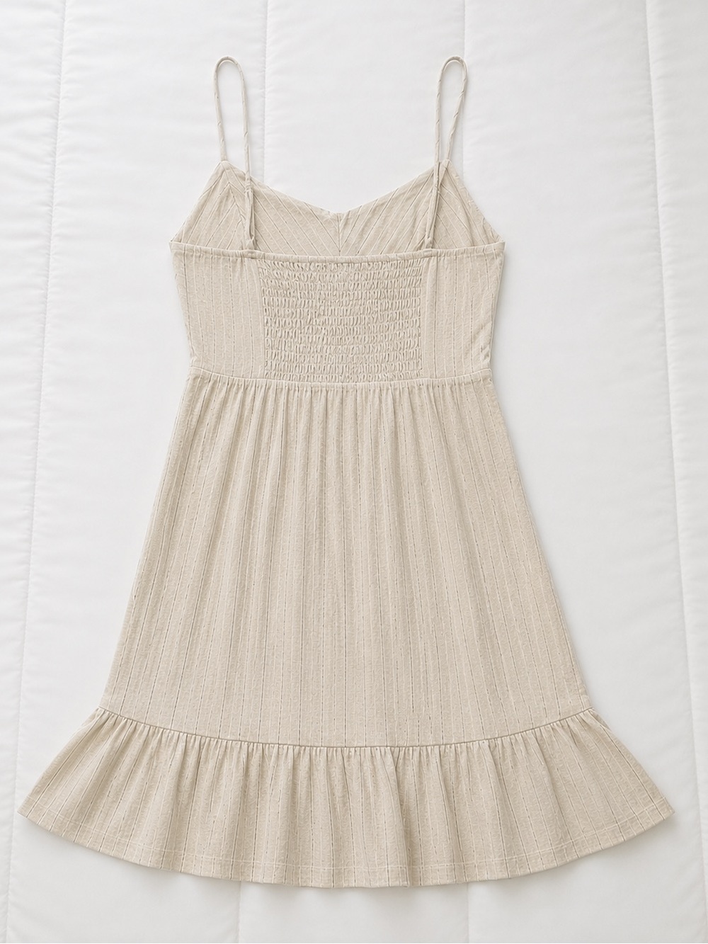 Spaghetti Strap Ruffle-Hem Dress - Picture 2 of 3